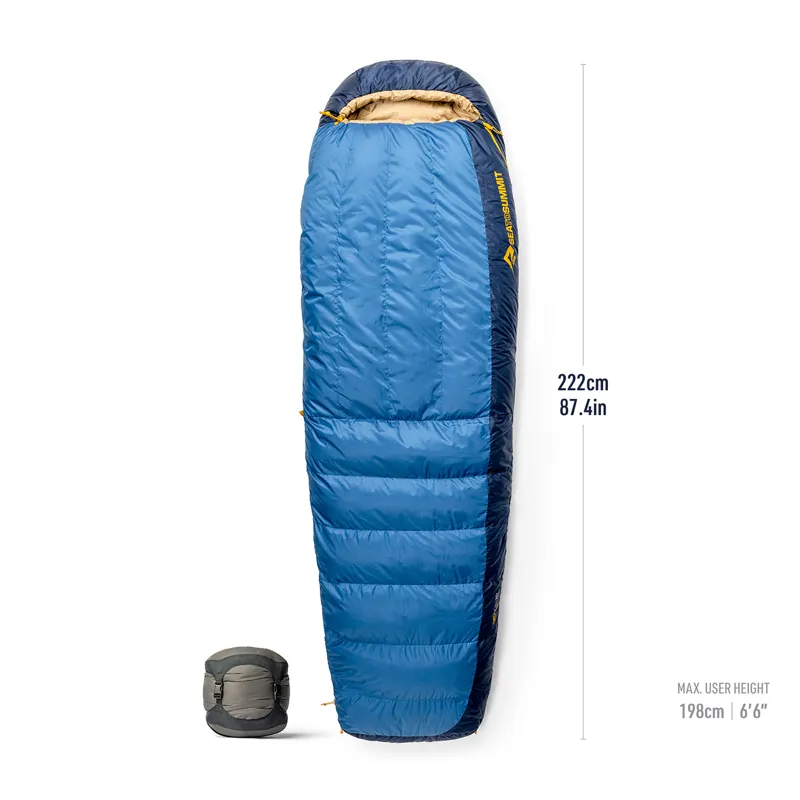 Sea to Summit Circuit Down -1C/30F Long  Sleeping Bag Dark Blue-2