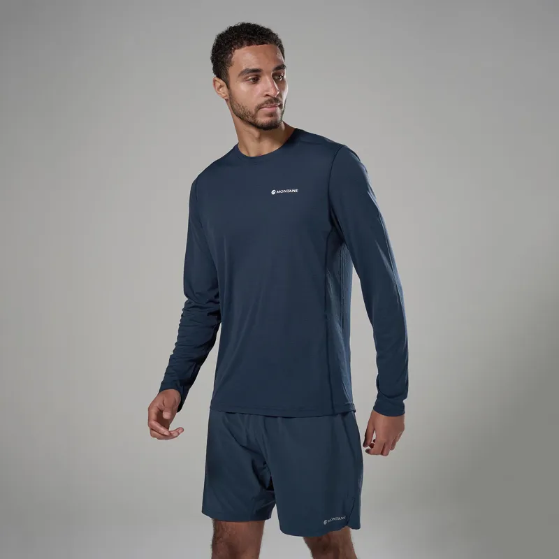 Montane Men's Dart Nano Long Sleeve T-Shirt Eclipse Blue-1