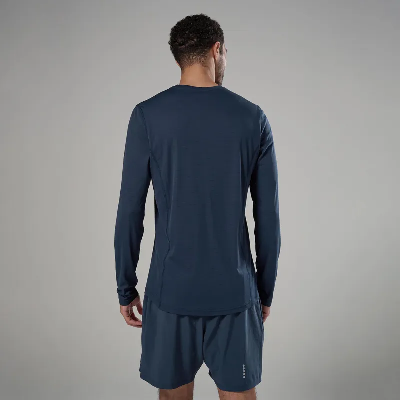 Montane Men's Dart Nano Long Sleeve T-Shirt Eclipse Blue-2