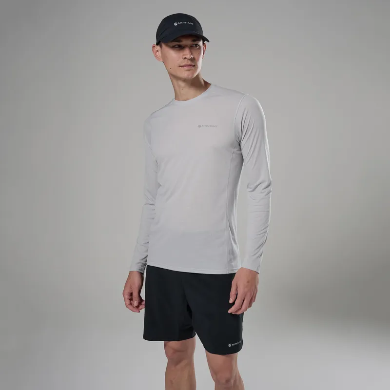 Montane Men's Dart Nano Long Sleeve T-Shirt Platinum-1