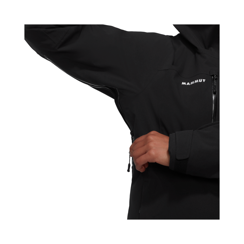 Mammut Women's Stoney HS Thermo Hooded Jacket Black-4