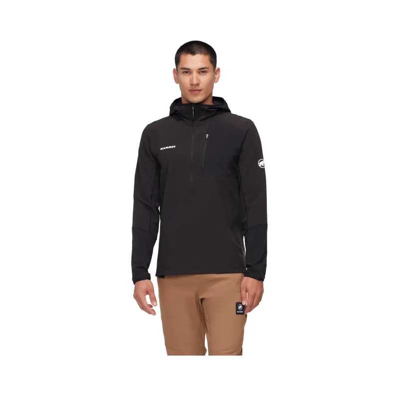 Mammut Men's Madris Light ML Half Zip Hoodie Black-1
