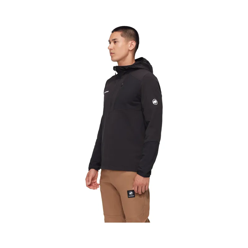 Mammut Men's Madris Light ML Half Zip Hoodie Black-2