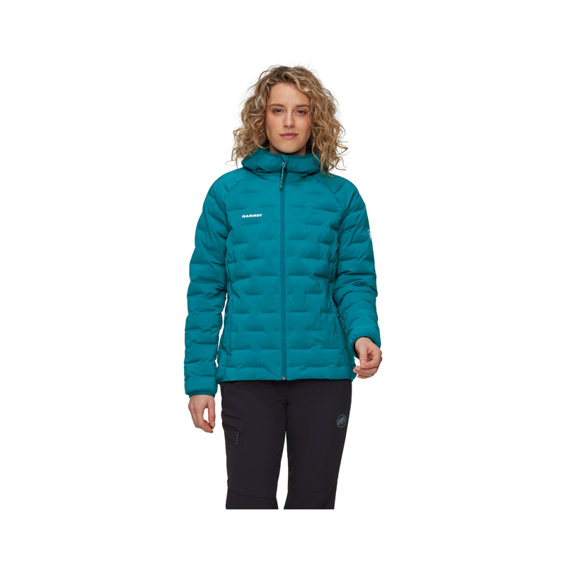 Mammut Women's Sender IN Hooded Jacket Teal-2