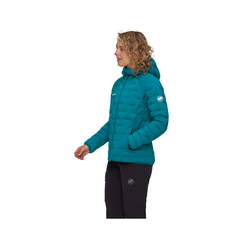 Mammut Women's Sender IN Hooded Jacket Teal-1