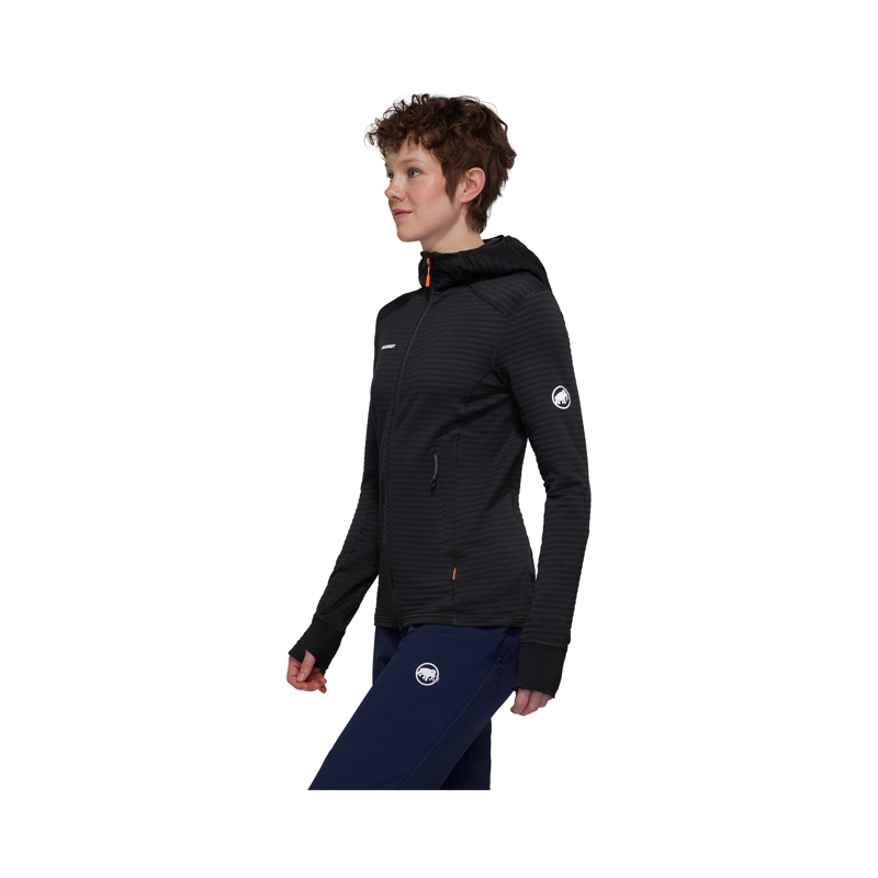 Mammut Women's Taiss Light ML Hooded Jacket Black-1
