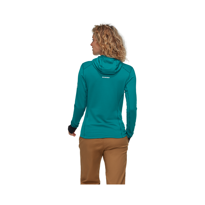 Mammut Women's Taiss Light ML Hooded Jacket Teal-3