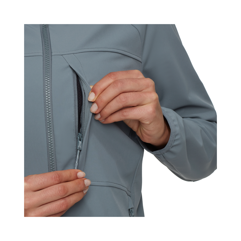 Mammut Women's Ultimate Comfort SO Hooded Jacket Strata-7