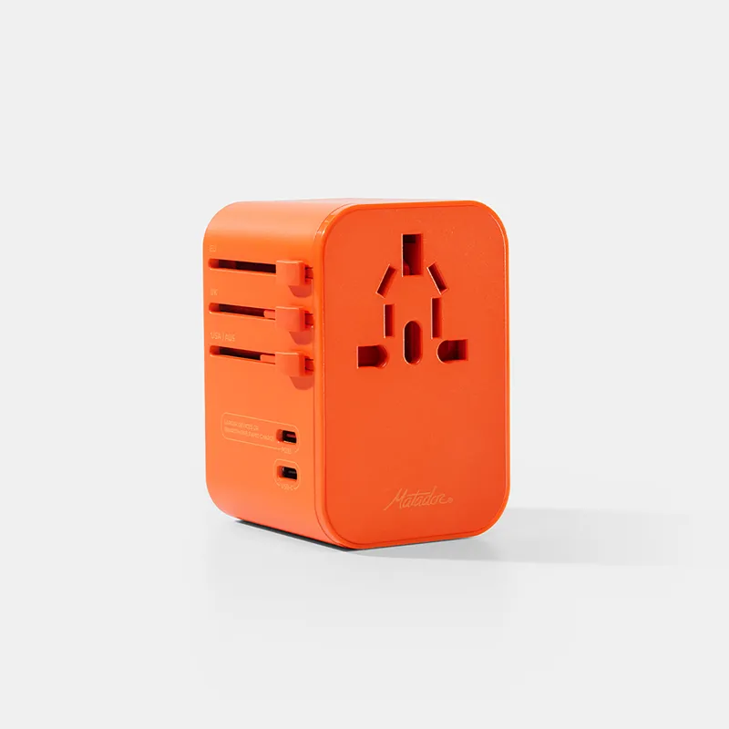 Matador Global Travel Adapter Orange