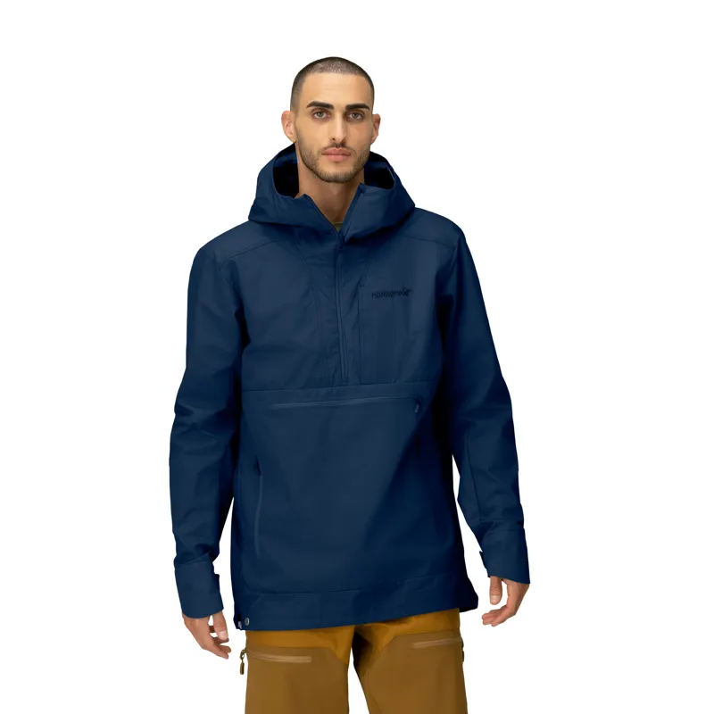 Norrona Men's Femund Cotton Anorak Navy Blazer-4