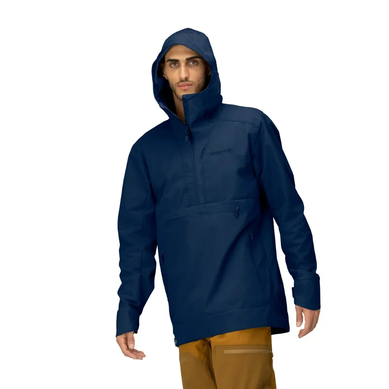 Norrona Men's Femund Cotton Anorak Navy Blazer-2