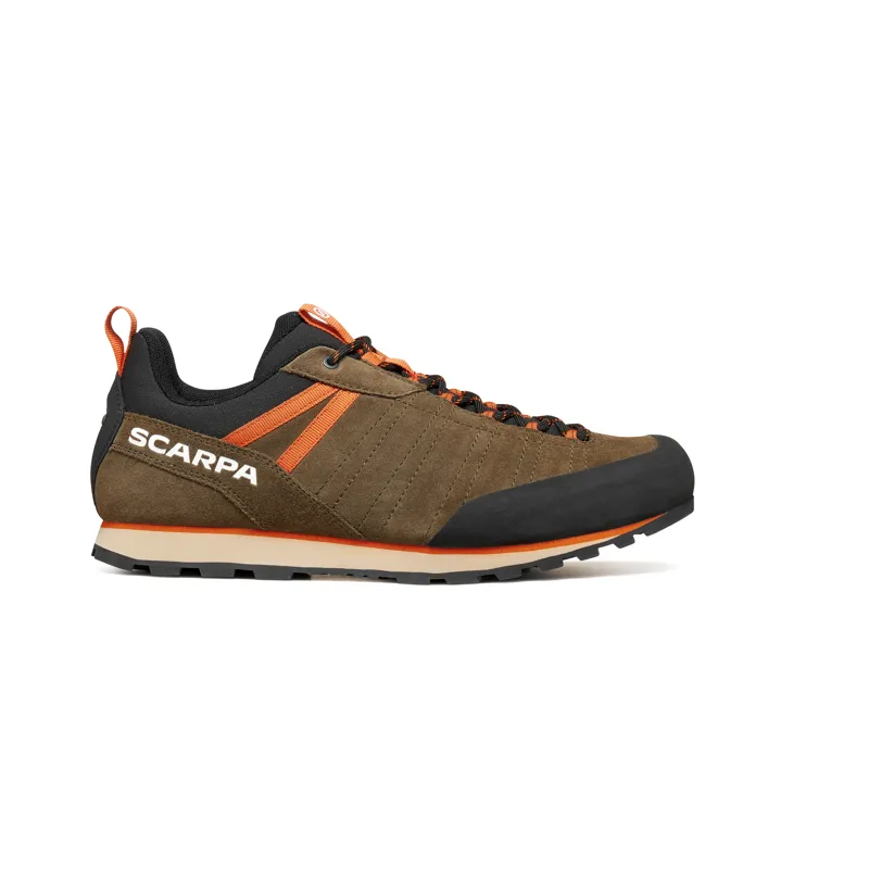 Scarpa Men's Crux 2 Approach Shoes Caribou Rust Orange-1