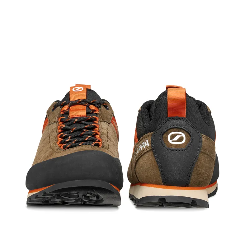 Scarpa Men's Crux 2 Approach Shoes Caribou Rust Orange-3