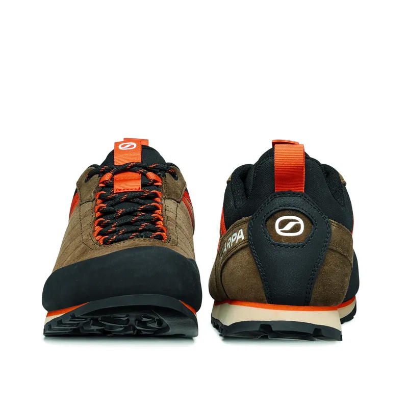 Scarpa Men's Crux 2 Approach Shoes Caribou Rust Orange-3