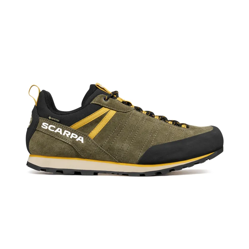 Scarpa Men's Crux 2 GTX Approach Shoes Kalamata / Lemon Curry-1