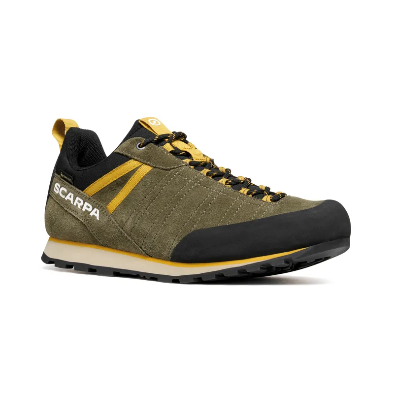 Scarpa Men's Crux 2 GTX Approach Shoes Kalamata / Lemon Curry
