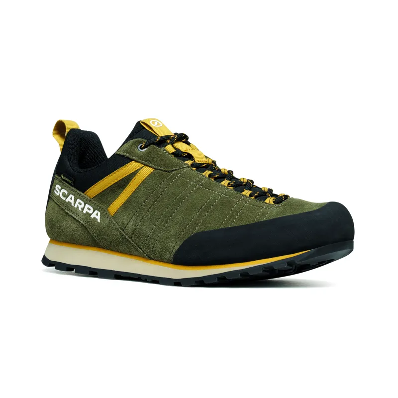 Scarpa Men's Crux 2 GTX Approach Shoes Kalamata / Lemon Curry-1