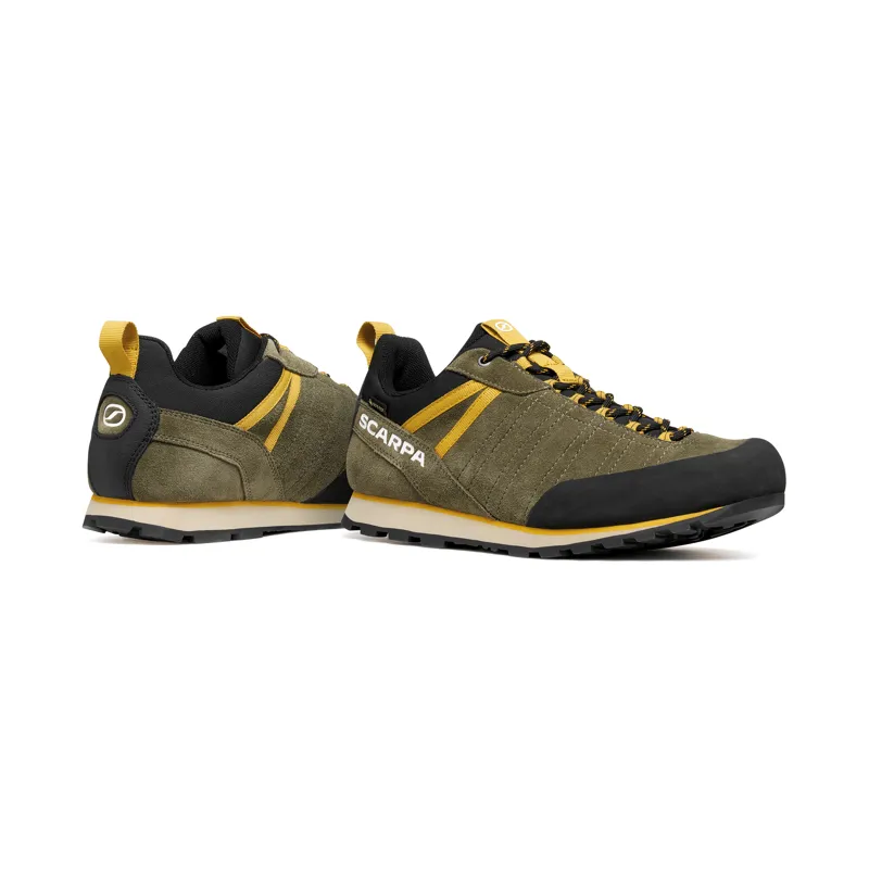 Scarpa Men's Crux 2 GTX Approach Shoes Kalamata / Lemon Curry-5