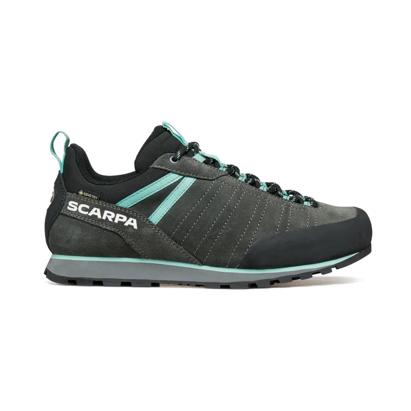 Scarpa Women's Crux 2 GTX Approach Shoes Shark Aqua-1