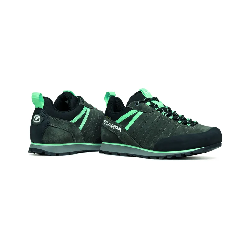 Scarpa Women's Crux 2 GTX Approach Shoes Shark Aqua-5