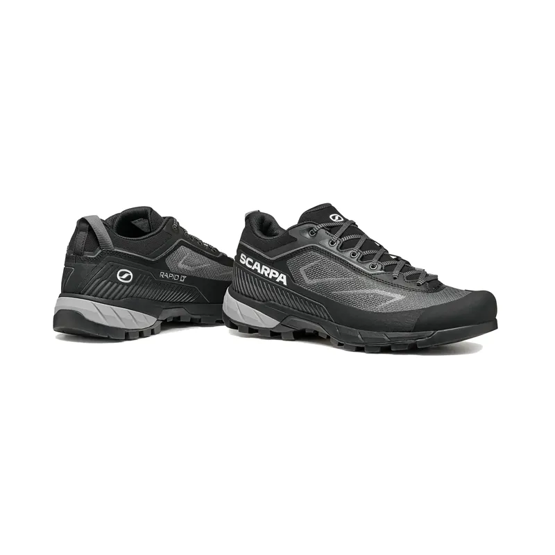 Scarpa Men's Rapid LT Approach Shoes Anthracite / Grey-3