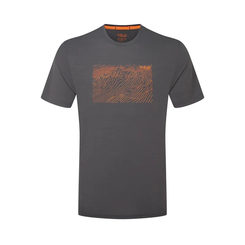 Rab Men's Syncrino Ridge Tee Graphene