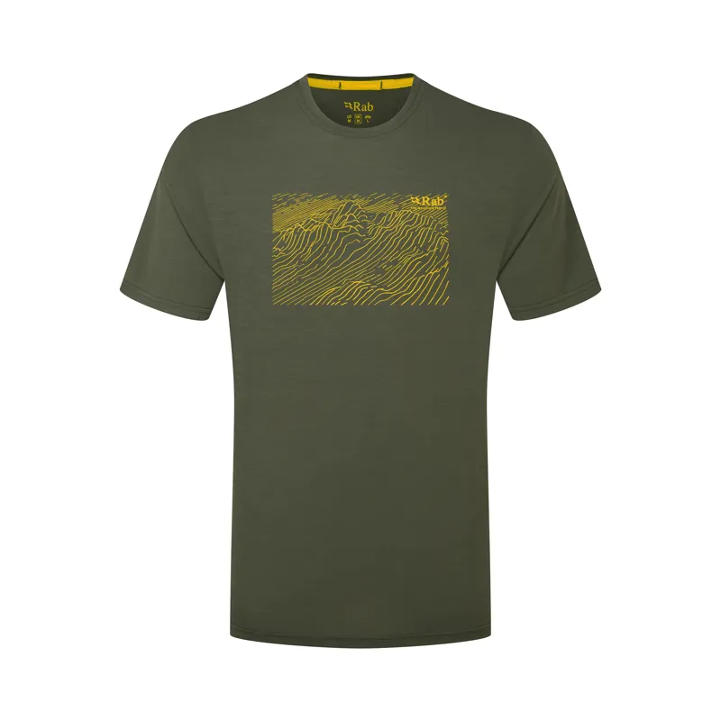 Rab Men's Syncrino Ridge Tee Olive