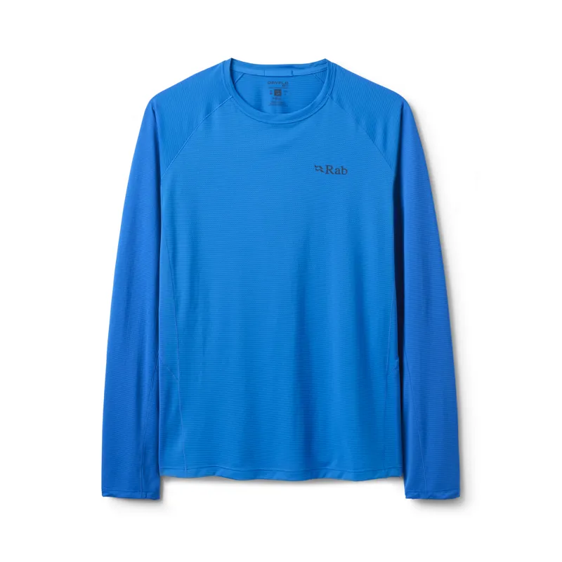 Rab Men's Sonic LS Tee Maya Blue