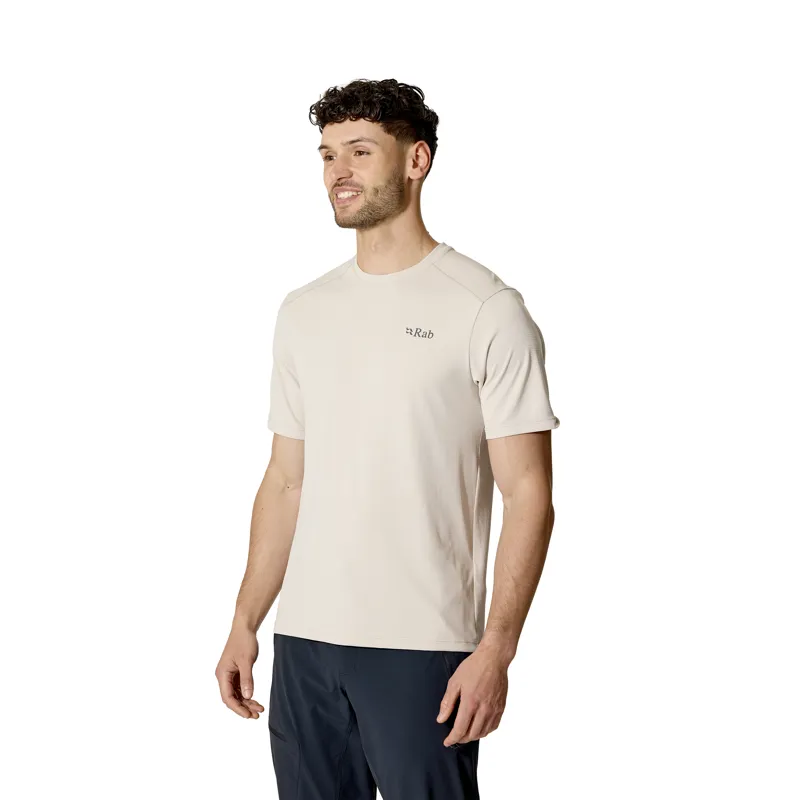 Rab Men's Force Tee Pebble-2
