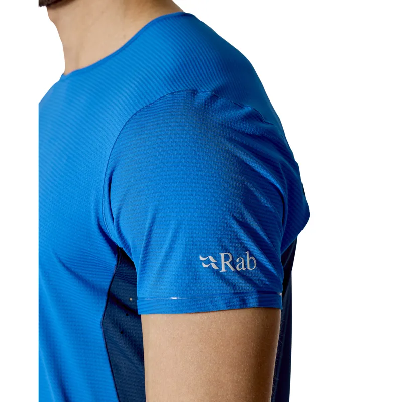 Rab Men's Sonic Ultra Tee Maya Blue / Tempest Blue-6