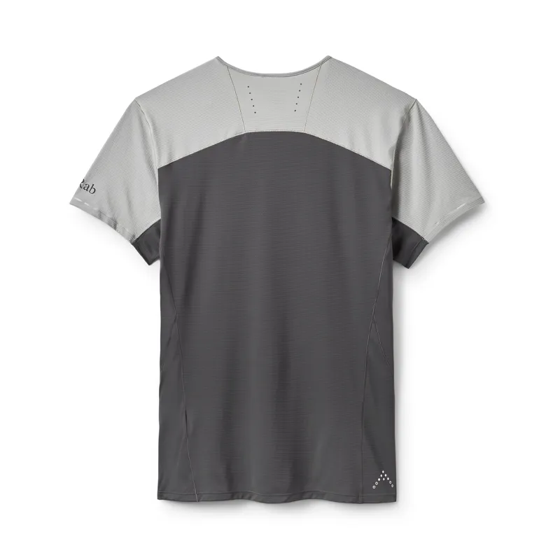 Rab Men's Sonic Ultra Tee Light Zinc / Graphene-1