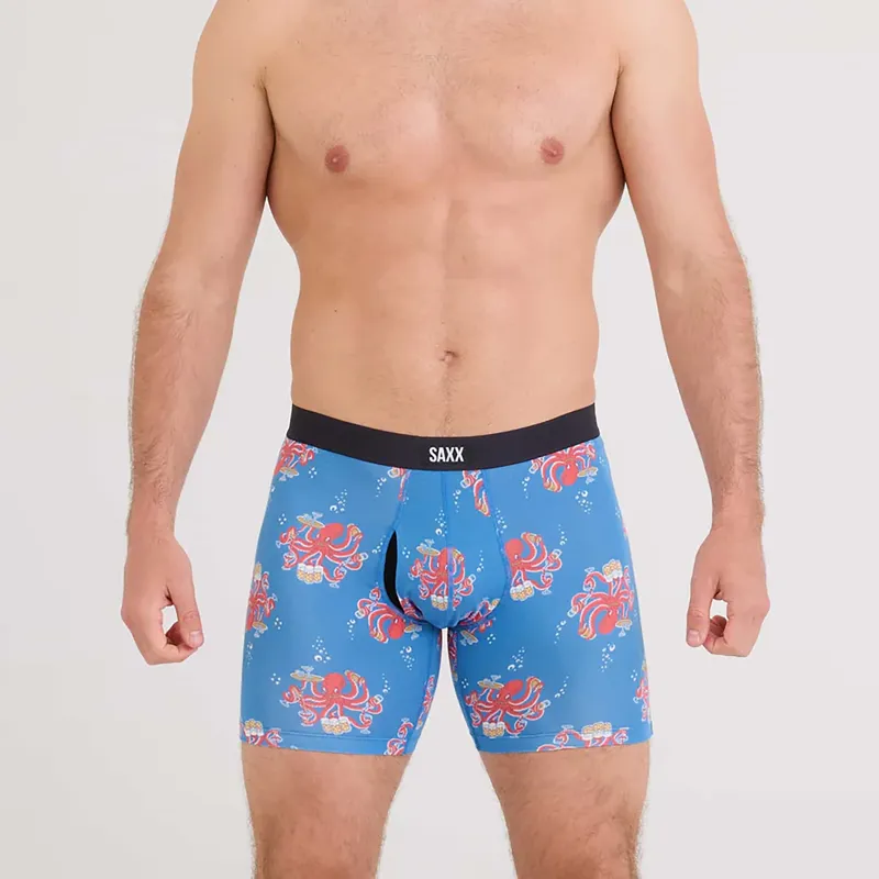 SAXX Men's Vibe Xtra Boxer Briefs Fly Octopus-1
