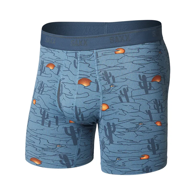 SAXX Quest Quick-Dry Mesh Boxer Briefs Canyonlands