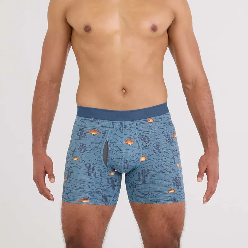 SAXX Quest Quick-Dry Mesh Boxer Briefs Canyonlands-1
