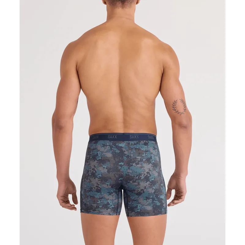 SAXX Quest Quick-Dry Mesh Boxer Briefs Two-Pack Matrix Camo Black-3