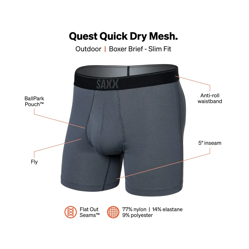 SAXX Men's Quest Boxer Briefs Turbulence-2