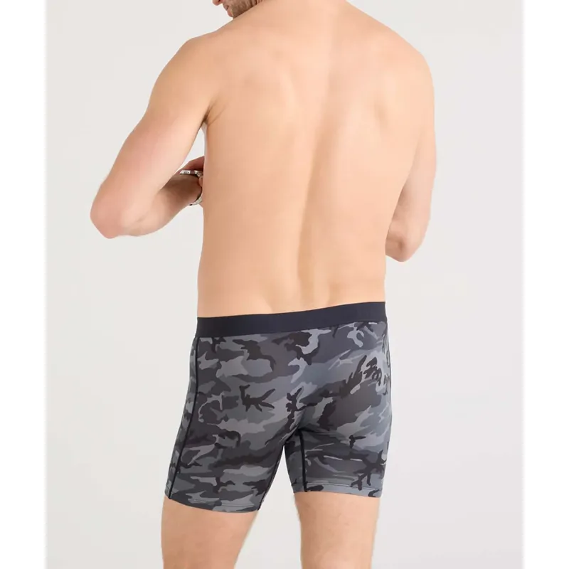 SAXX Vibe Xtra Boxer Briefs Fly 3-Pack Wood Camo Grey Heather Black-2