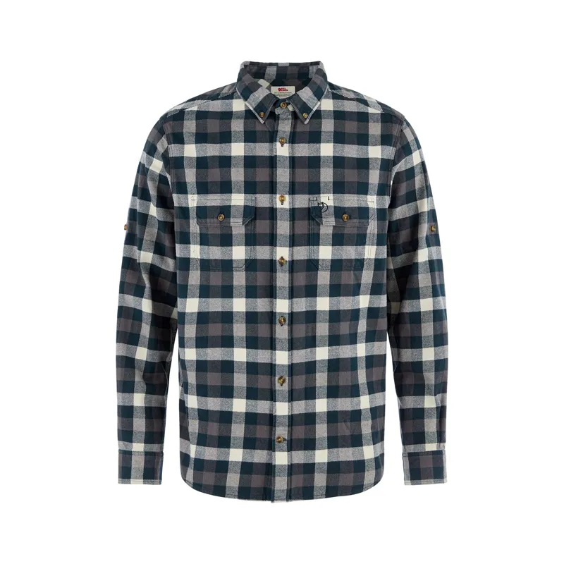 Fjallraven Skog Relaxed Shirt Dark Navy / Chalk White