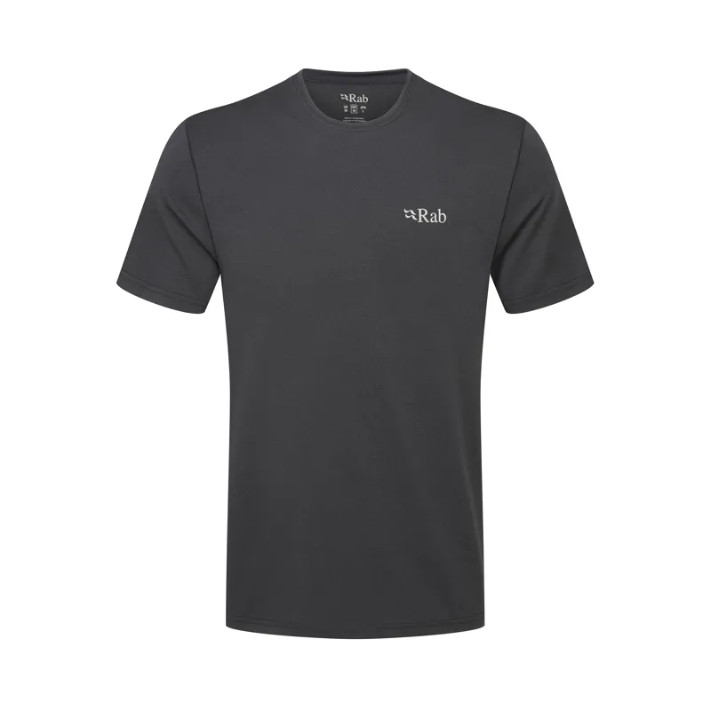 Rab Men's Mantle Ridge Tee Ebony-1