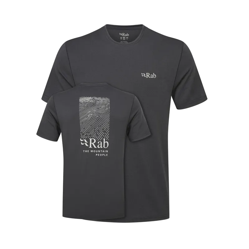 Rab Men's Mantle Ridge Tee Ebony