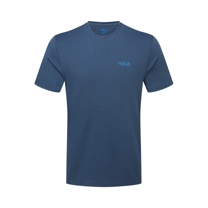 Rab Men's Mantle Ridge Tee Tempest Blue-1