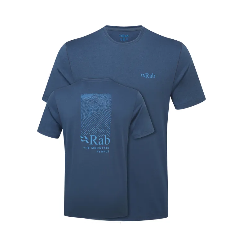 Rab Men's Mantle Ridge Tee Tempest Blue