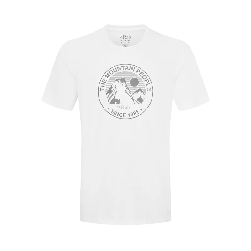 Rab Men's Stance Alpine Peak Tee White