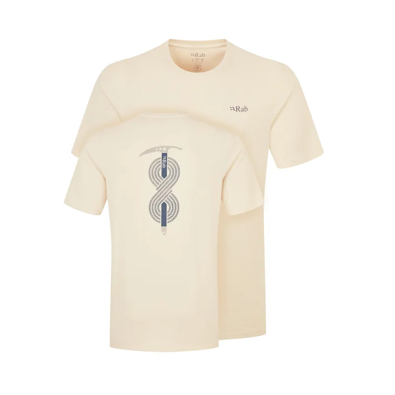 Rab Mens Stance Axe T-Shirt Ecru