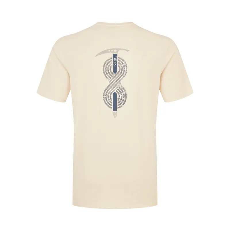 Rab Mens Stance Axe T-Shirt Ecru-2