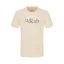 Rab Mens Stance Logo Tee Ecru
