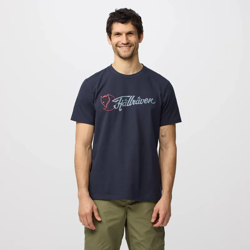 Fjallraven Men's Archive Logo T-Shirt Misty Green-2
