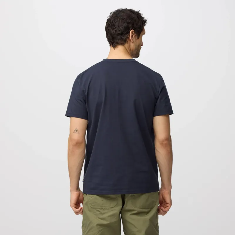 Fjallraven Men's Archive Logo T-Shirt Navy-3