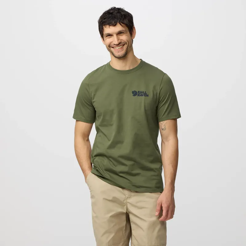 Fjallraven Men's Swedish Forest T-Shirt Suede Brown-2