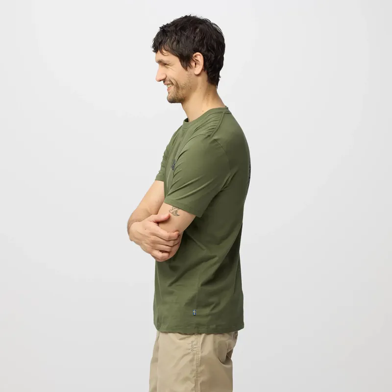 Fjallraven Men's Swedish Forest T-Shirt Suede Brown-4